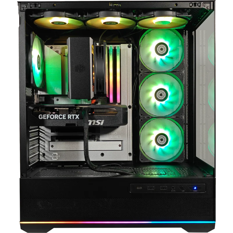 XOTIC PC Project Zero Pano Stealth Extreme Gaming PC, Intel Core Ultra 5 245K, NVIDIA GeForce RTX 5070, 32GB DDR5, 1TB SSD