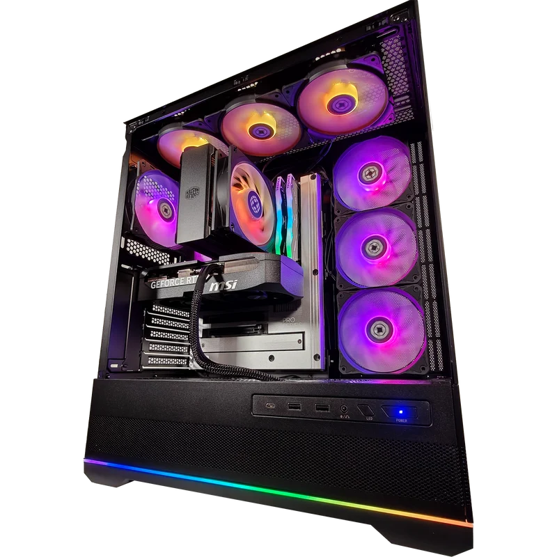 XOTIC PC Project Zero Pano Stealth Extreme Gaming PC, Intel Core Ultra 5 245K, NVIDIA GeForce RTX 5070, 32GB DDR5, 1TB SSD