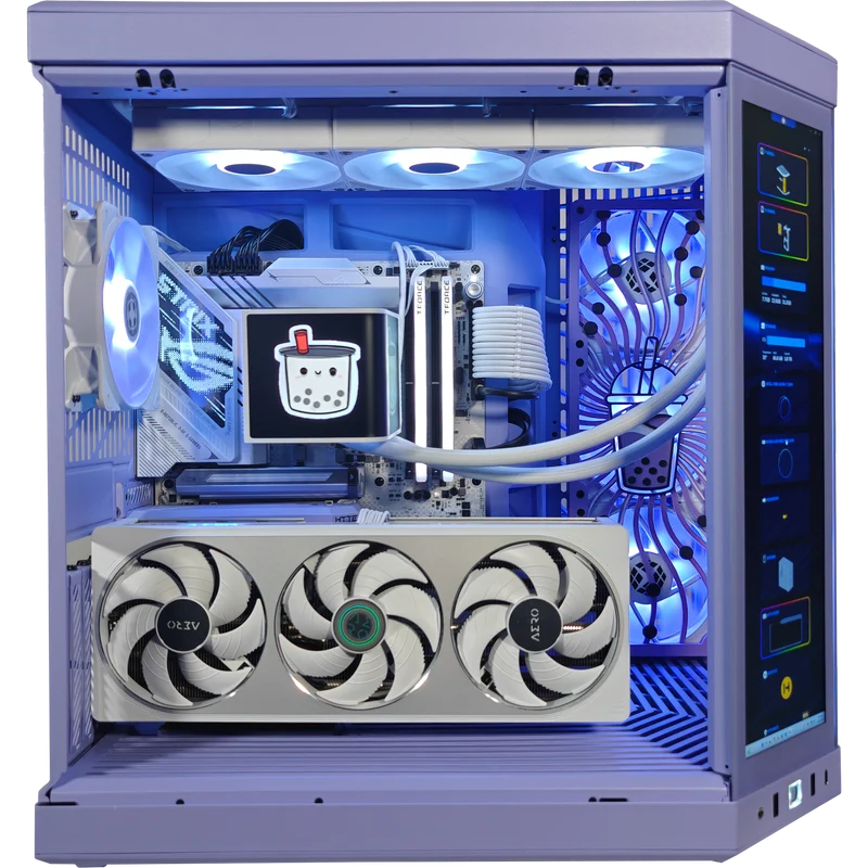 XOTIC PC Y70 Boba Taro Milk Extreme Gaming PC, Intel Core Ultra 7 265K 3.9GHz, NVIDIA GeForce RTX 5070 12GB, 32GB DDR5, 2TB SSD