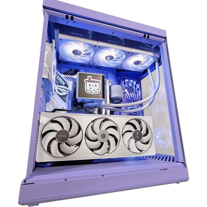 XOTIC PC Y70 Boba Taro Milk Extreme Gaming PC, Intel Core Ultra 7 265K 3.9GHz, NVIDIA GeForce RTX 5070 12GB, 32GB DDR5, 2TB SSD