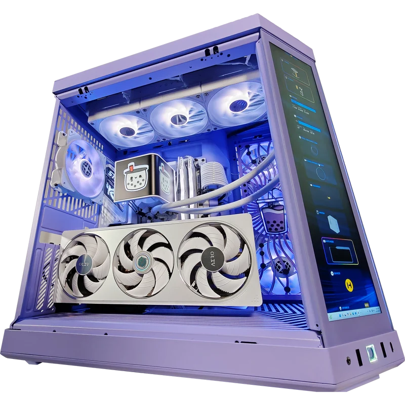 XOTIC PC Y70 Boba Taro Milk Extreme Gaming PC, Intel Core Ultra 7 265K 3.9GHz, NVIDIA GeForce RTX 5070 12GB, 32GB DDR5, 2TB SSD