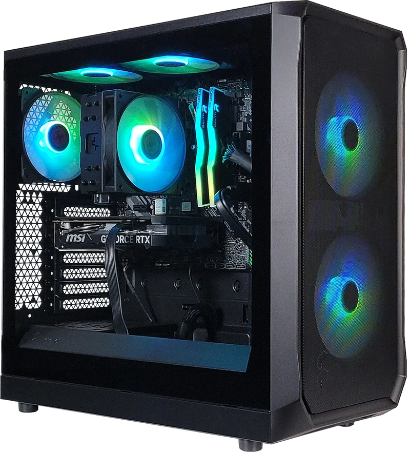 XOTIC PC Focus Premier Optimized Gaming PC, Intel Core i5 14600K, NVIDIA GeForce RTX 5060, 16GB RAM, 1TB SSD