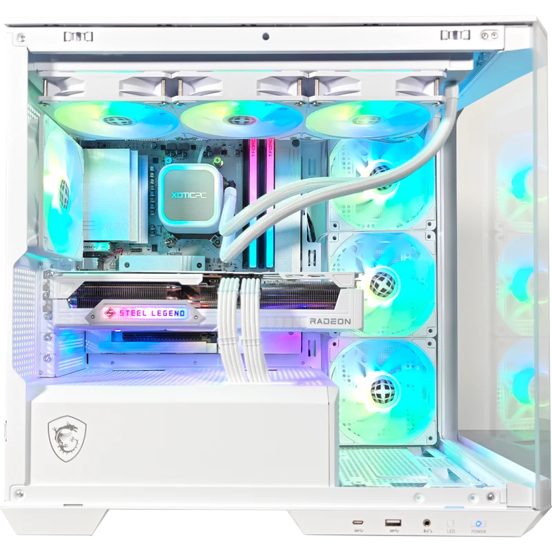 XOTIC PC GTA High FPS 1440P Gaming PC, AMD Ryzen 7 7800X3D, Radeon RX 9070 XT, 32GB DDR5, 2TB SSD