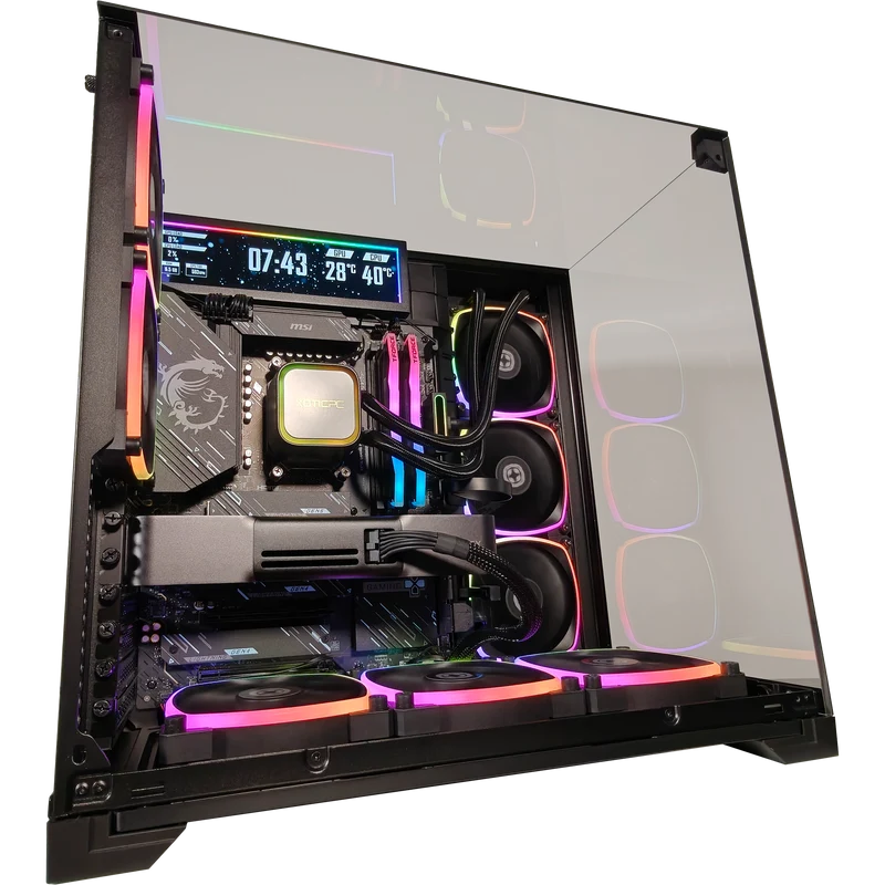 XOTIC PC Vision Compact Stealth Gaming PC, NVIDIA GeForce RTX 5070, Ryzen 7 9700X, 32GB DDR5, 2TB SSD