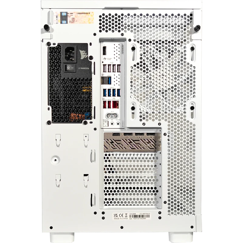 XOTIC PC H6 Ghost Gaming PC, RX 9070 XT, Ryzen 7 9800X3D, 32GB DDR5, 2TB SSD
