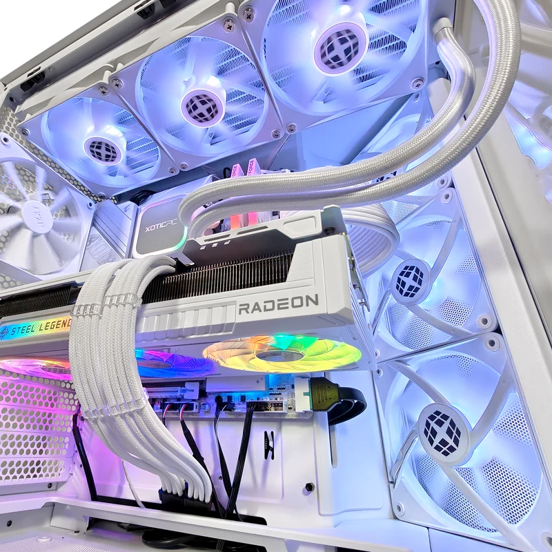 XOTIC PC H6 Ghost Gaming PC, RX 9070 XT, Ryzen 7 9800X3D, 32GB DDR5, 2TB SSD