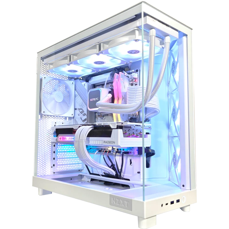 XOTIC PC H6 Ghost Gaming PC, RX 9070 XT, Ryzen 7 9800X3D, 32GB DDR5, 2TB SSD
