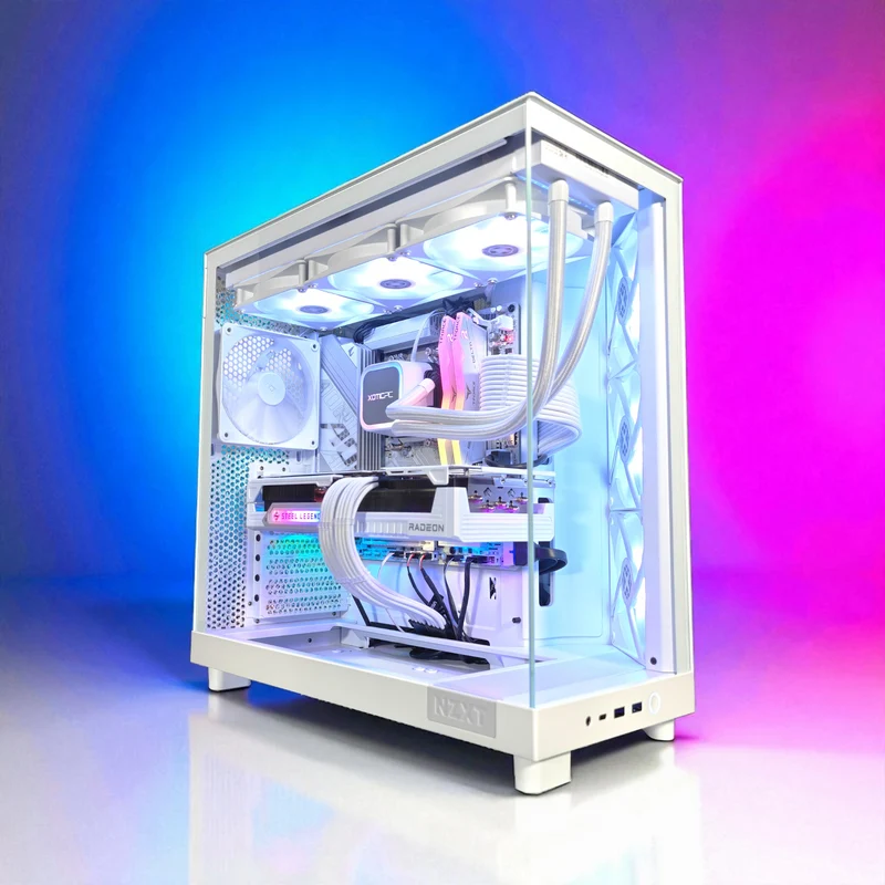 XOTIC PC H6 Ghost Gaming PC, RX 9070 XT, Ryzen 7 9800X3D, 32GB DDR5, 2TB SSD