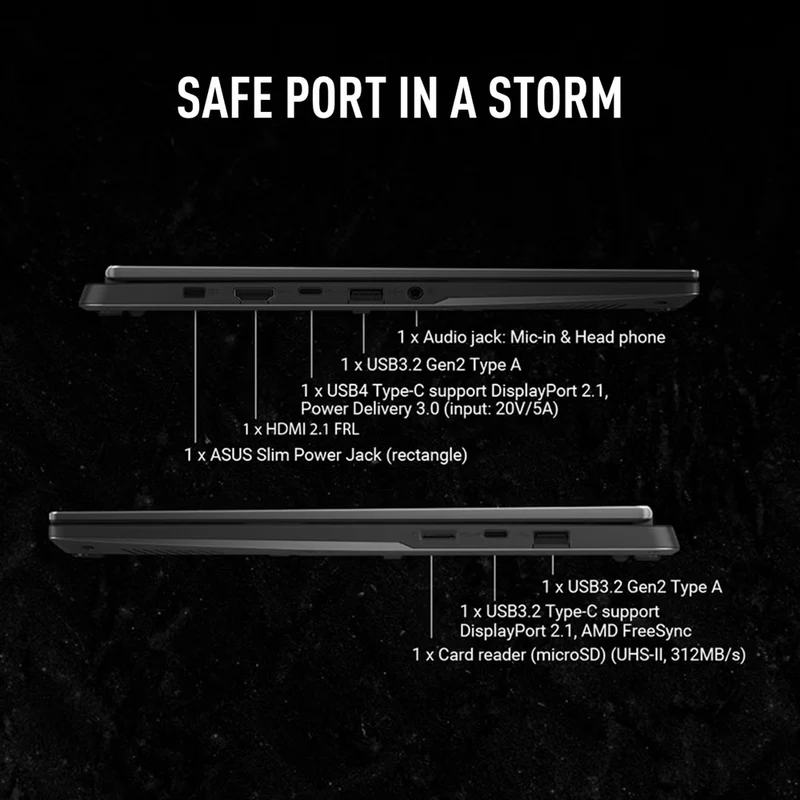 ASUS TUF Gaming A14 FA401EA-DS96 Gaming Laptop, 14" QHD+ 165Hz Display, AMD Ryzen AI MAX+ 392, AMD Radeon 8060S Graphics, 32GB RAM, 1TB SSD