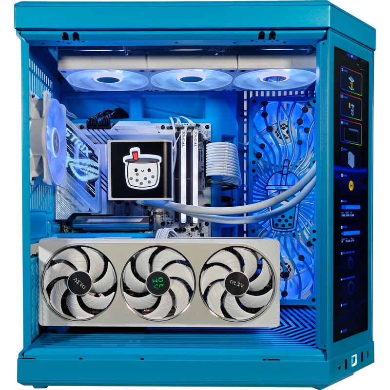 XOTIC PC Y70 Boba Blueberry Milk Extreme Gaming PC, Intel Core Ultra 7 265K 3.9GHz, NVIDIA GeForce RTX 5070, 32GB DDR5, 2TB SSD