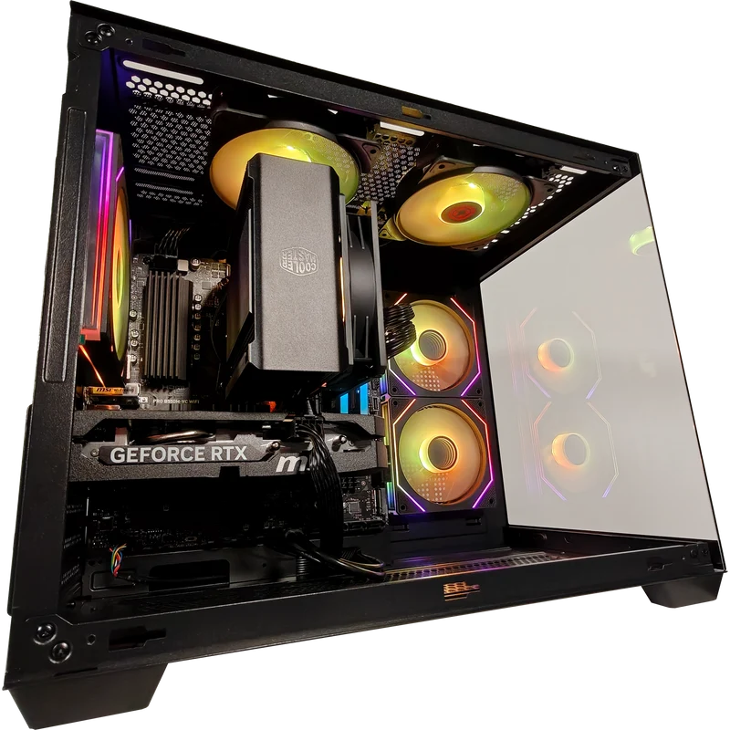 XOTIC PC Prism Advanced Gaming PC, AMD Ryzen 7 5700G 3.8GHz, NVIDIA GeForce RTX 5060, 16GB DDR4, 1TB SSD