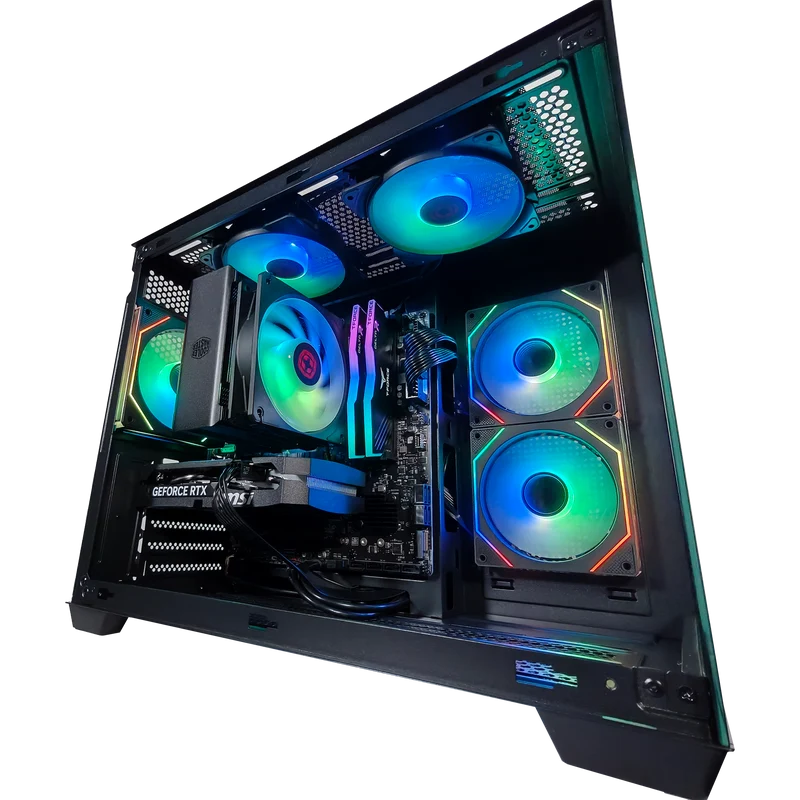XOTIC PC Prism Advanced Gaming PC, AMD Ryzen 7 5700G 3.8GHz, NVIDIA GeForce RTX 5060, 16GB DDR4, 1TB SSD