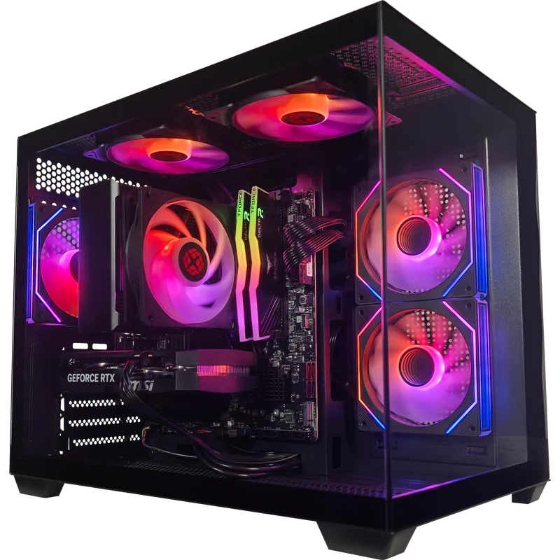 XOTIC PC Prism Advanced Gaming PC, AMD Ryzen 7 5700G 3.8GHz, NVIDIA GeForce RTX 5060, 16GB DDR4, 1TB SSD