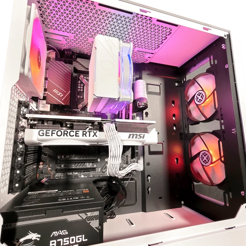 XOTIC PC Focus Ghost Premier Gaming PC, Intel Core i5-14600K, NVIDIA GeForce RTX 5070, 16GB DDR4, 1TB SSD