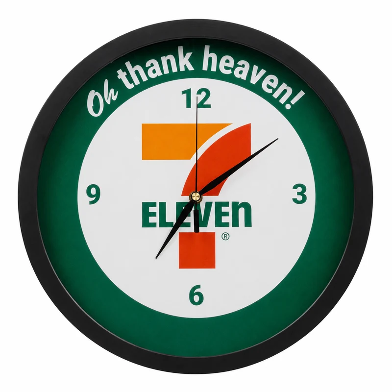 7-Eleven® Always Open Wall Clock - 14"