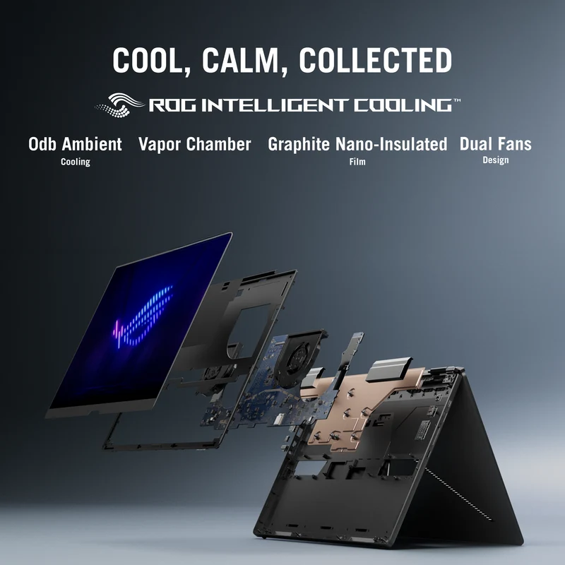 ASUS ROG Zephyrus Duo (2026) GX651AX-DB96 Gaming Laptop, 16" OLED 120Hz Touch Display, Intel Core Ultra 9 386H, NVIDIA GeForce RTX 5090, 32GB RAM, 1TB SSD