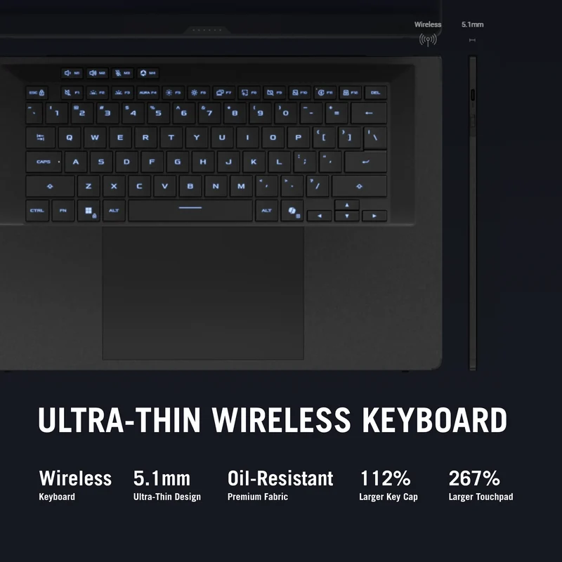 ASUS ROG Zephyrus Duo (2026) GX651AX-DB96 Gaming Laptop, 16" OLED 120Hz Touch Display, Intel Core Ultra 9 386H, NVIDIA GeForce RTX 5090, 32GB RAM, 1TB SSD