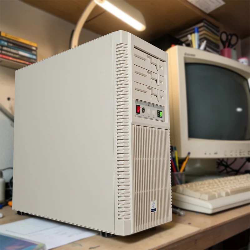 XOTIC PC Retro FLP02 Gaming PC, Intel Core Ultra 9 285K, NVIDIA GeForce RTX 5080, 32GB DDR5, 2TB NVMe SSD