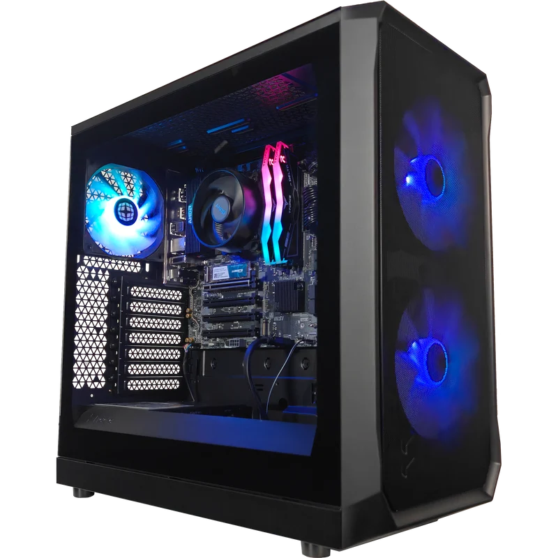 XOTIC PC Focus Classic Gaming PC, AMD Ryzen 5 8500G, Radeon RX, 16GB DDR5, 500GB SSD