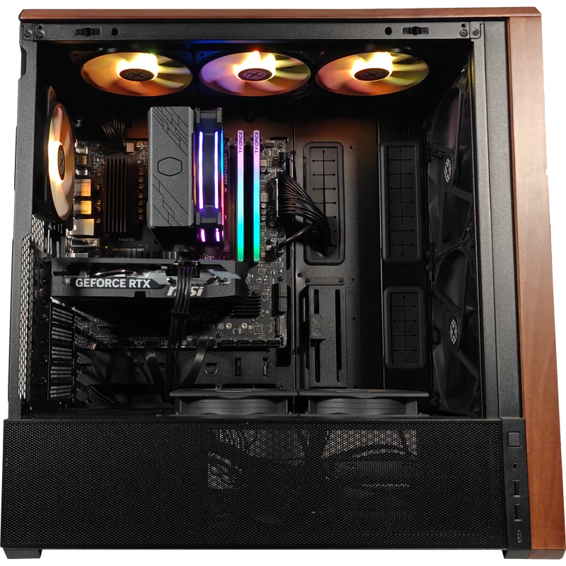 XOTIC PC Lancool Advanced Gaming PC, AMD Ryzen 5 5600GT, NVIDIA GeForce RTX 5060, 16GB DDR4, 1TB SSD