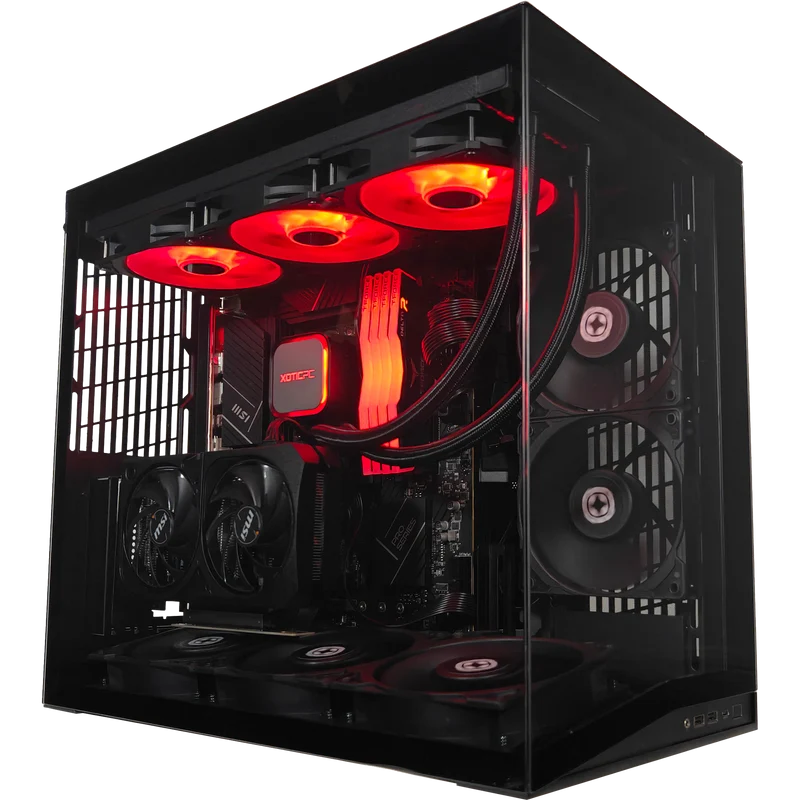 XOTIC PC O11D Mini Stealth Advanced Gaming PC, Intel Core i5-14400F, NVIDIA GeForce RTX 5060, 32GB DDR4, 2TB SSD