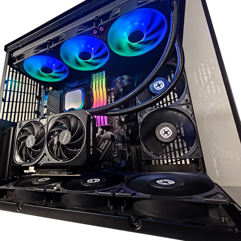 XOTIC PC O11D Mini Stealth Advanced Gaming PC, Intel Core i5-14400F, NVIDIA GeForce RTX 5060, 32GB DDR4, 2TB SSD