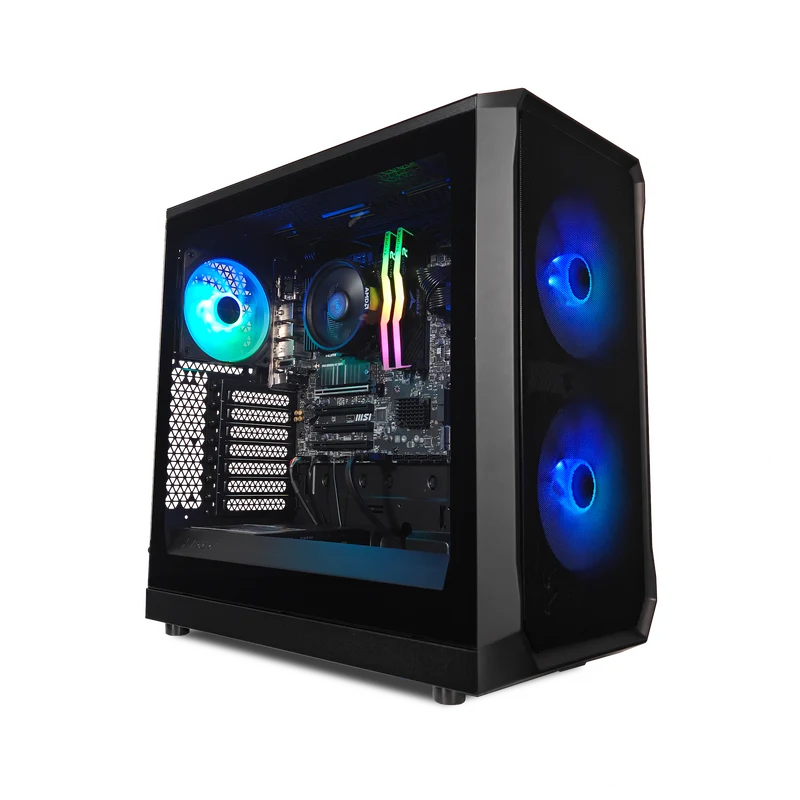 XOTIC PC Focus Optimal Gaming PC, Ryzen 5 5600GT, Radeon Vega, 16GB RAM, 500GB SSD
