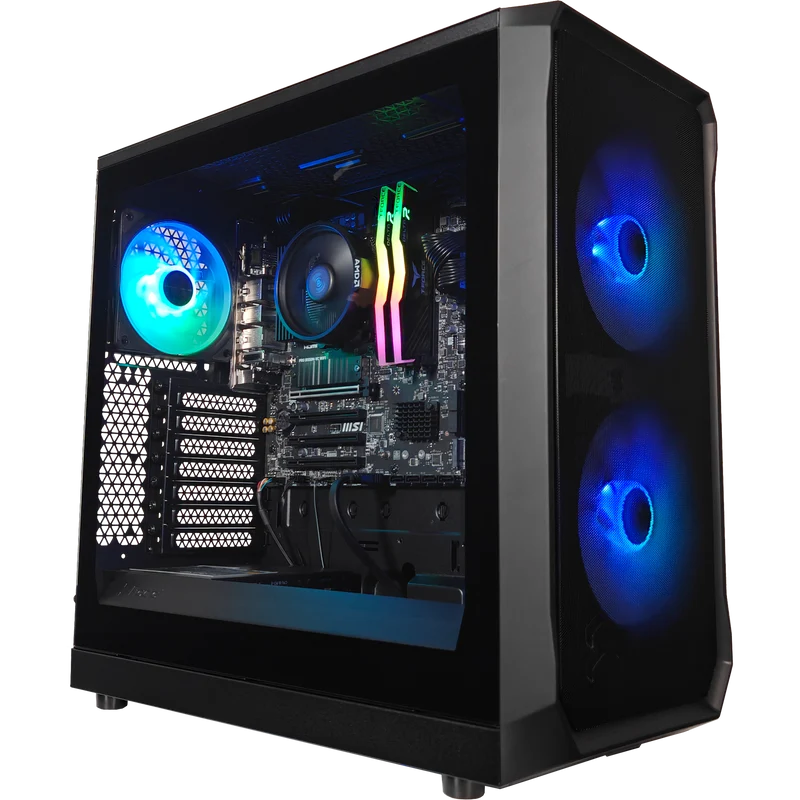 XOTIC PC Focus Optimal Gaming PC, Ryzen 5 5600GT, Radeon Vega, 16GB RAM, 500GB SSD