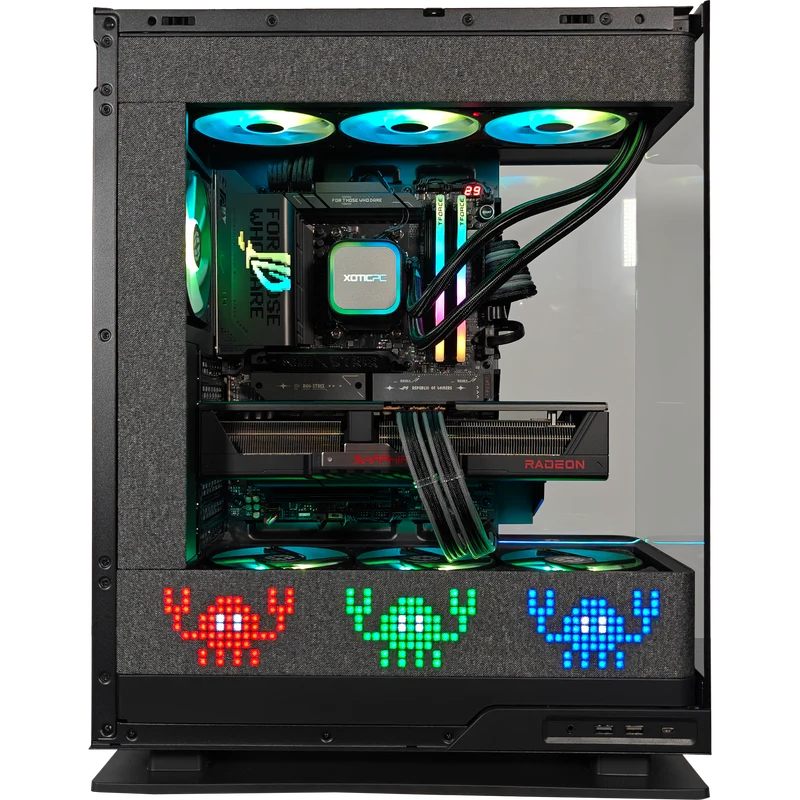 XOTIC PC Evolv X2 Matrix Gaming PC, RX 9070 XT, Ryzen 7 9700X, 32GB DDR5, 2TB SSD