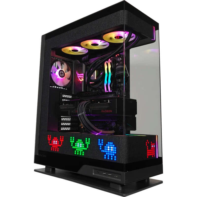 XOTIC PC Evolv X2 Matrix Gaming PC, RX 9070 XT, Ryzen 7 9700X, 32GB DDR5, 2TB SSD