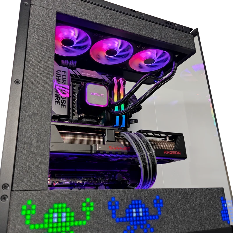 XOTIC PC Evolv X2 Matrix Gaming PC, RX 9070 XT, Ryzen 7 9700X, 32GB DDR5, 2TB SSD