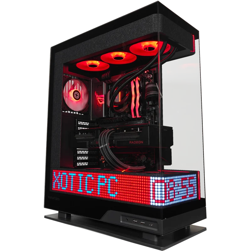 XOTIC PC Evolv X2 Matrix Gaming PC, RX 9070 XT, Ryzen 7 9700X, 32GB DDR5, 2TB SSD