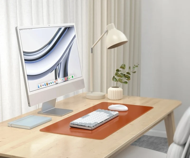 Vegan-Leather Premium Desk Mat