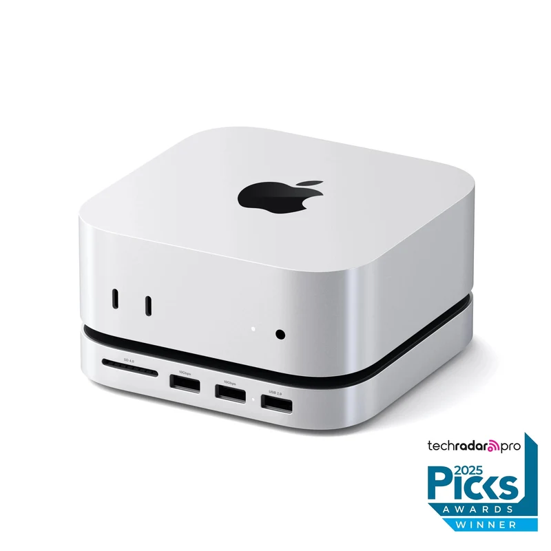 Mac Mini M6/M5 Pro/M4 Stand & Hub with SSD Enclosure