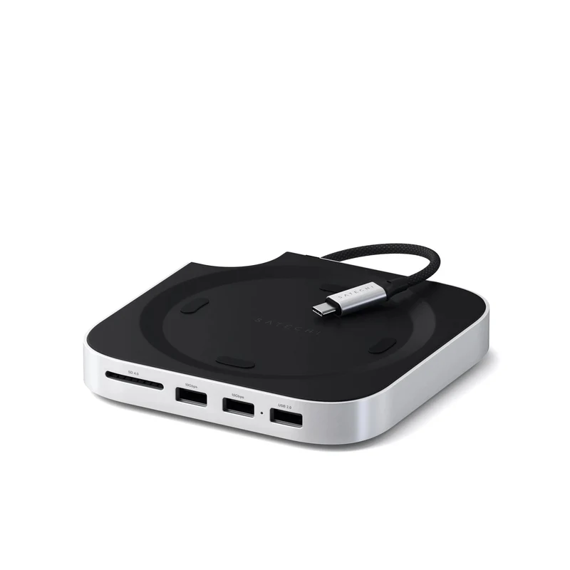 Mac Mini M6/M5 Pro/M4 Stand & Hub with SSD Enclosure