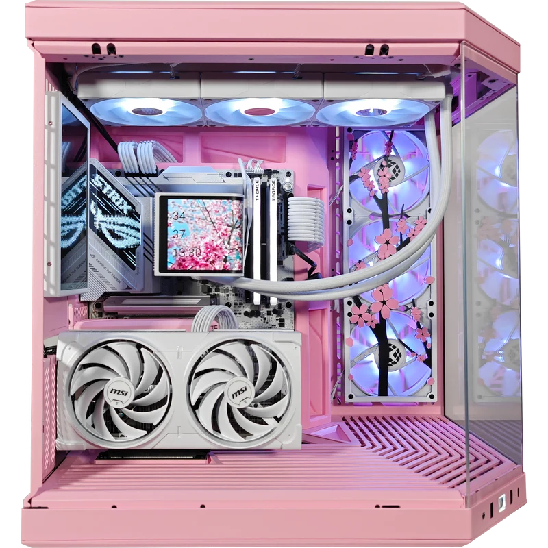 XOTIC PC Sakura Y70 Extreme Gaming PC, Intel Core Ultra 7 265K, NVIDIA GeForce RTX 5070, 32GB DDR5, 2TB SSD, Desktop