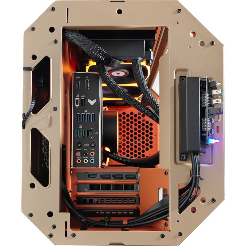 XOTIC PC Tower 300 Sandstorm Optimized Gaming PC, Intel Core Ultra 7 265K, RTX 5070, 32GB RAM, 2TB SSD