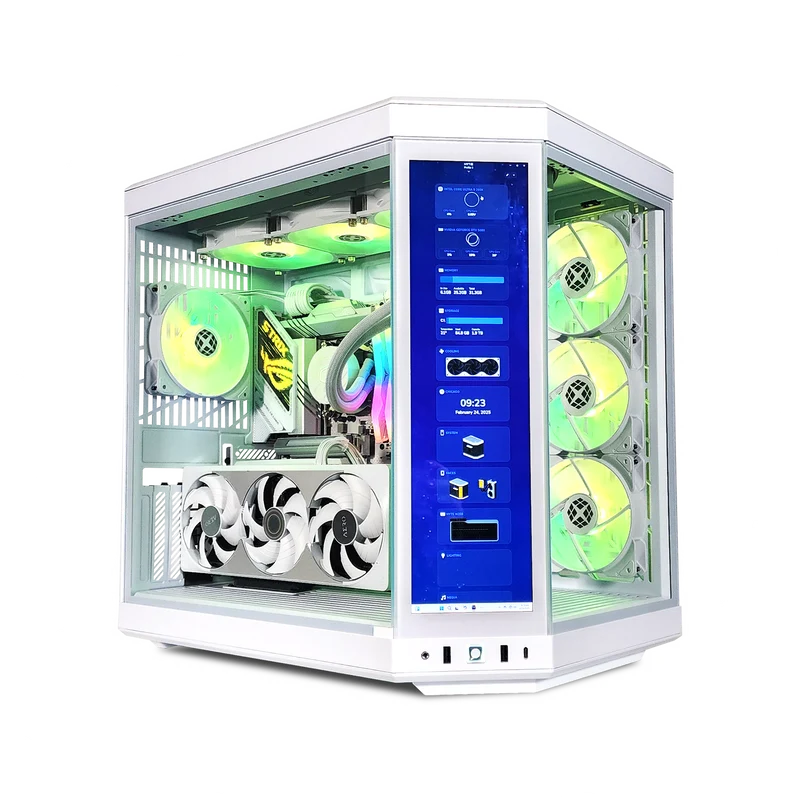 XOTIC PC Y70 Ultimate Ghost Gaming PC, NVIDIA GeForce RTX 5080, Core Ultra 9 285K, 32GB DDR5, 2TB SSD