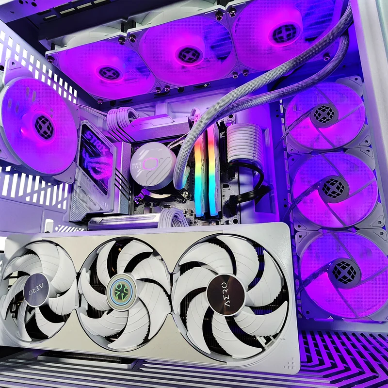 XOTIC PC Y70 Ultimate Ghost Gaming PC, NVIDIA GeForce RTX 5080, Core Ultra 9 285K, 32GB DDR5, 2TB SSD