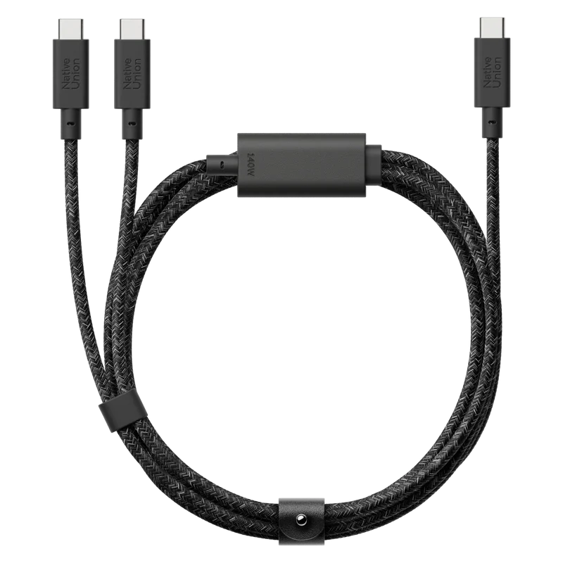 Belt Cable 2-in-1 USB-C to USB-C & USB-C Cable (140W)