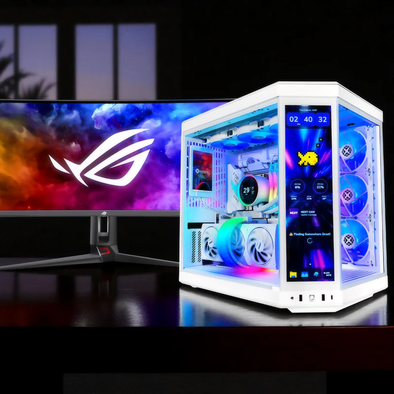 XOTIC PC Y70 X3D Ghost Optimized Gaming PC, AMD Ryzen 7 9800X3D, NVIDIA GeForce RTX 5080, 32GB RAM, 2TB SSD