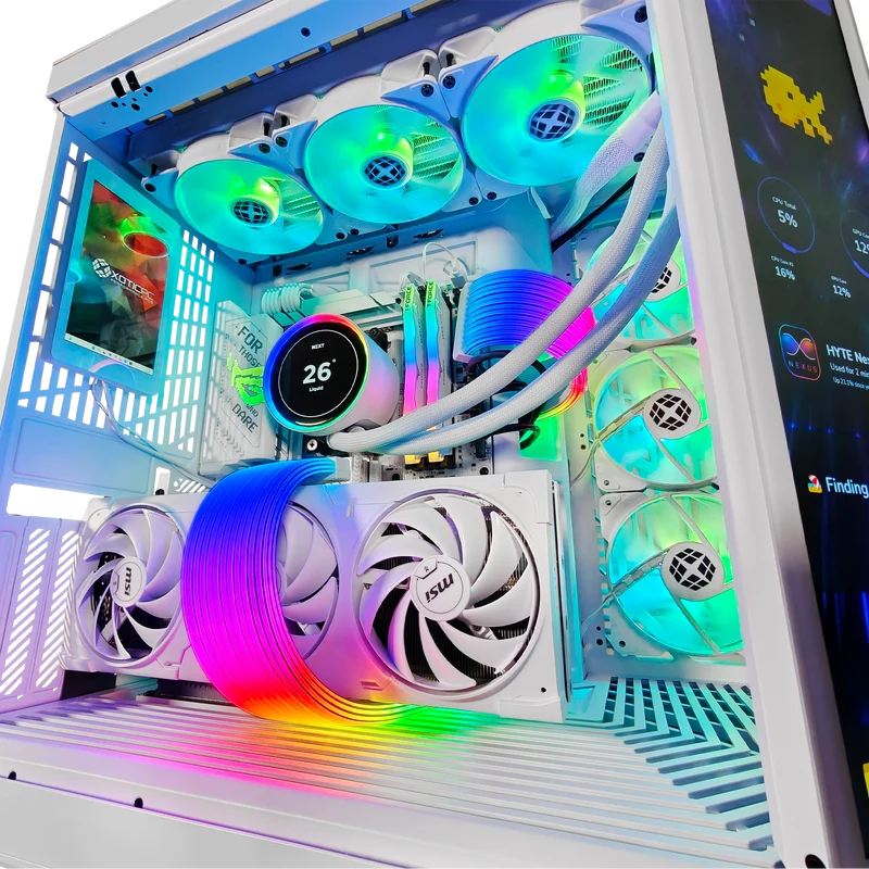 XOTIC PC Y70 X3D Ghost Optimized Gaming PC, AMD Ryzen 7 9800X3D, NVIDIA GeForce RTX 5080, 32GB RAM, 2TB SSD