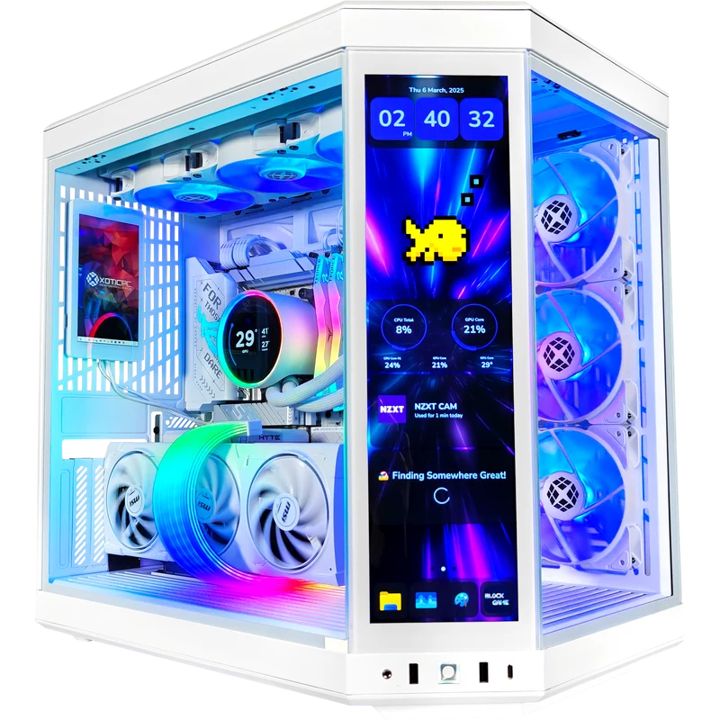 XOTIC PC Y70 X3D Ghost Optimized Gaming PC, AMD Ryzen 7 9800X3D, NVIDIA GeForce RTX 5080, 32GB RAM, 2TB SSD