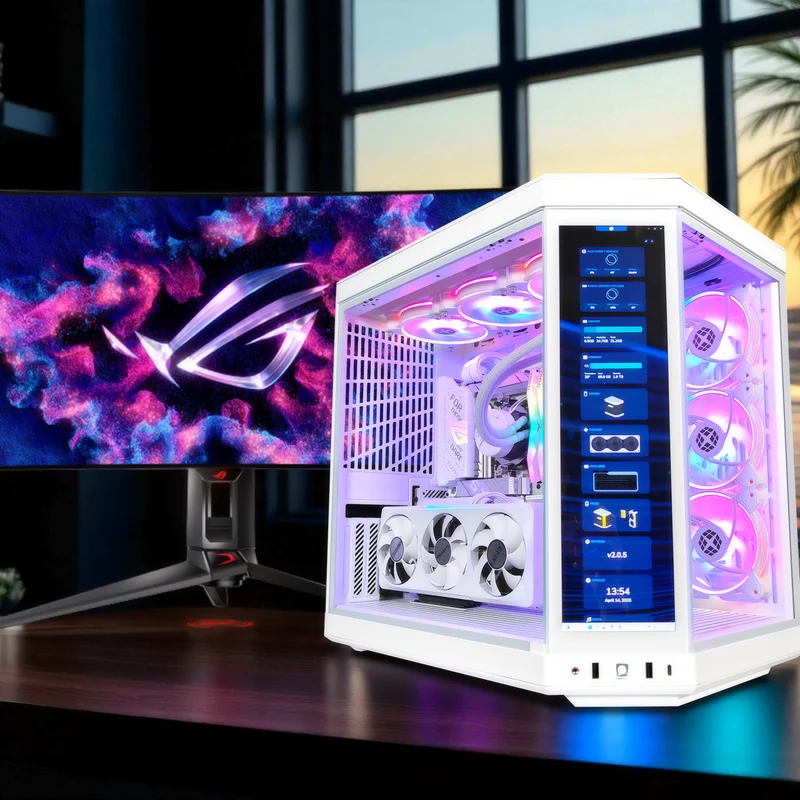 XOTIC PC Y70 Ghost Optimized Gaming PC, AMD Ryzen 7 9800X3D, NVIDIA GeForce RTX 5070, 32GB RAM, 2TB SSD