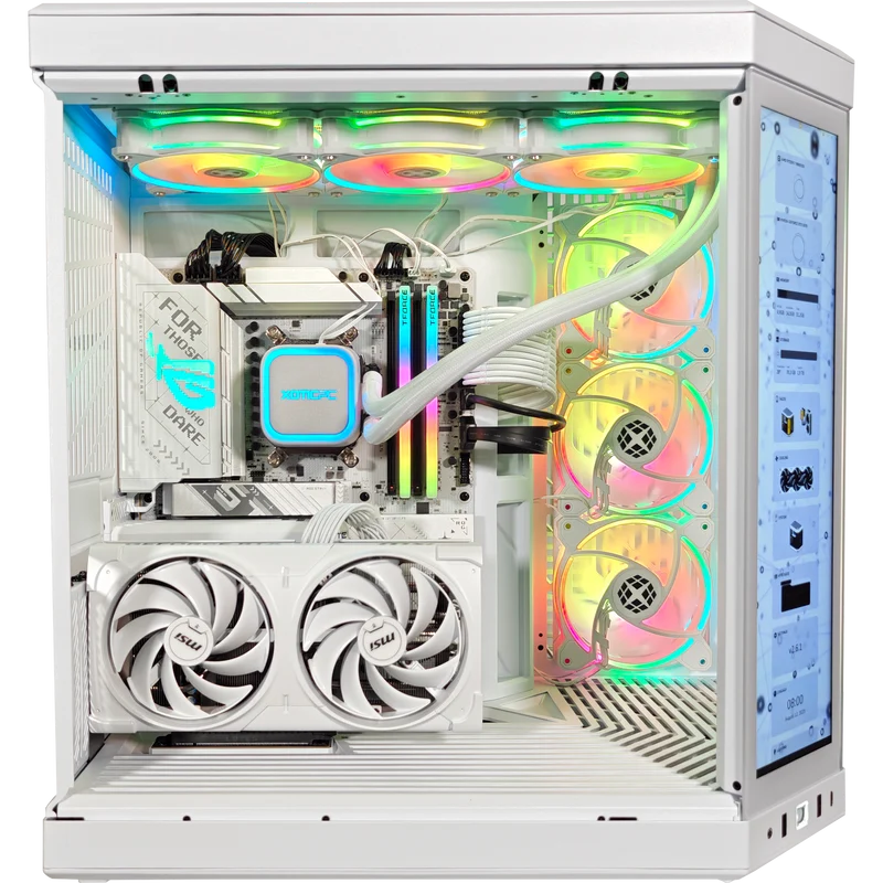 XOTIC PC Y70 Ghost Optimized Gaming PC, AMD Ryzen 7 9800X3D, NVIDIA GeForce RTX 5070, 32GB RAM, 2TB SSD