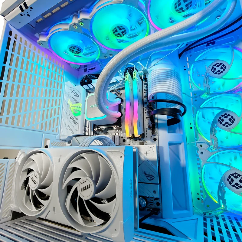 XOTIC PC Y70 Ghost Optimized Gaming PC, AMD Ryzen 7 9800X3D, NVIDIA GeForce RTX 5070, 32GB RAM, 2TB SSD
