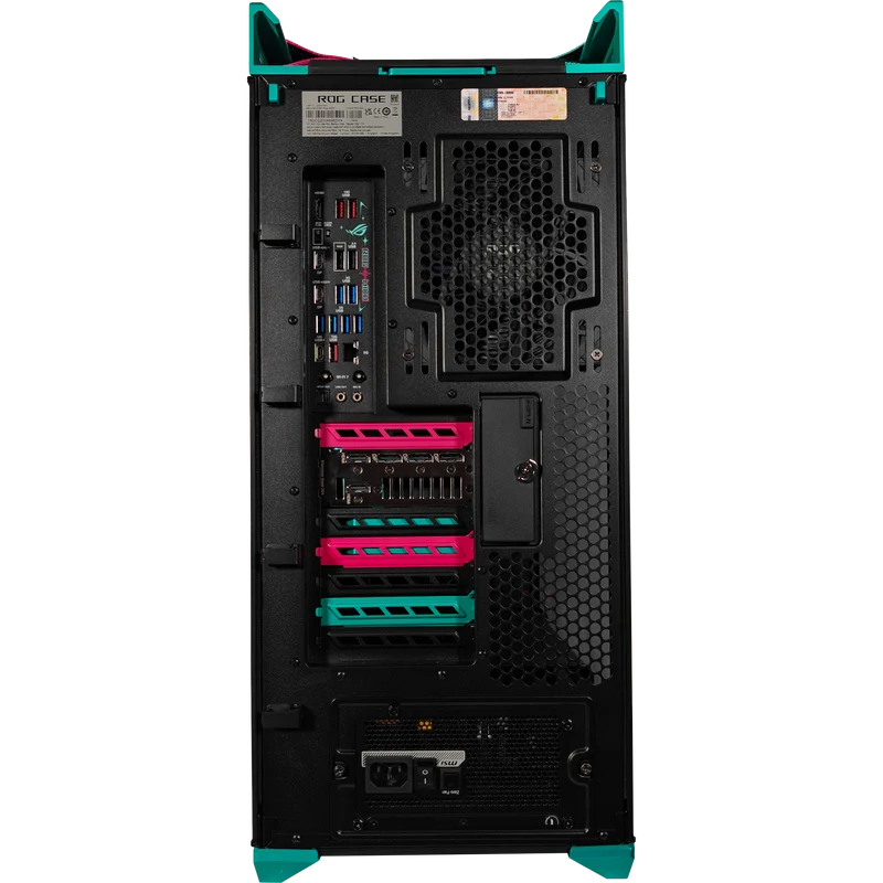 XOTIC PC ROG Strix Helios II Hatsune Miku Gaming PC, AMD Ryzen 7 9800X3D, NVIDIA GeForce RTX 5080, 64GB DDR5, 4TB SSD