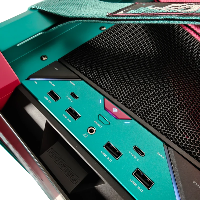 XOTIC PC ROG Strix Helios II Hatsune Miku Gaming PC, AMD Ryzen 7 9800X3D, NVIDIA GeForce RTX 5080, 64GB DDR5, 4TB SSD
