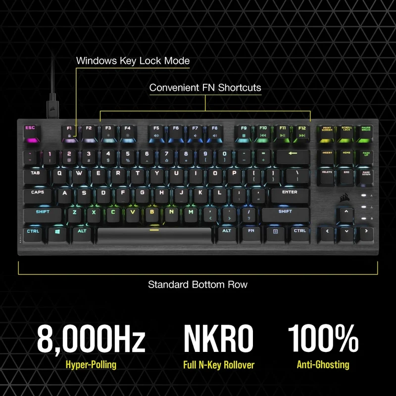 Corsair K60 PRO TKL Mechanical Gaming Keyboard