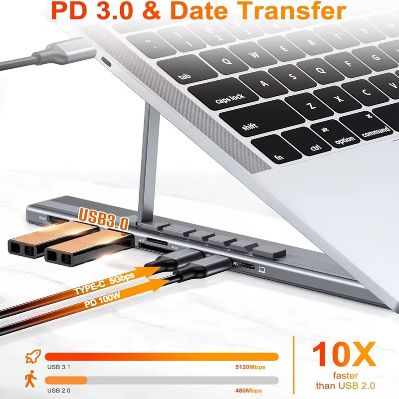 XOTIC PC Aluminum Notebook Docking Station Stand